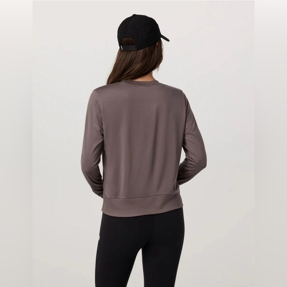 Vuori Womens Sz L Daydream Crew Ultra-lightweight Long Sleeve Tee Shirt Top - Picture 3 of 8